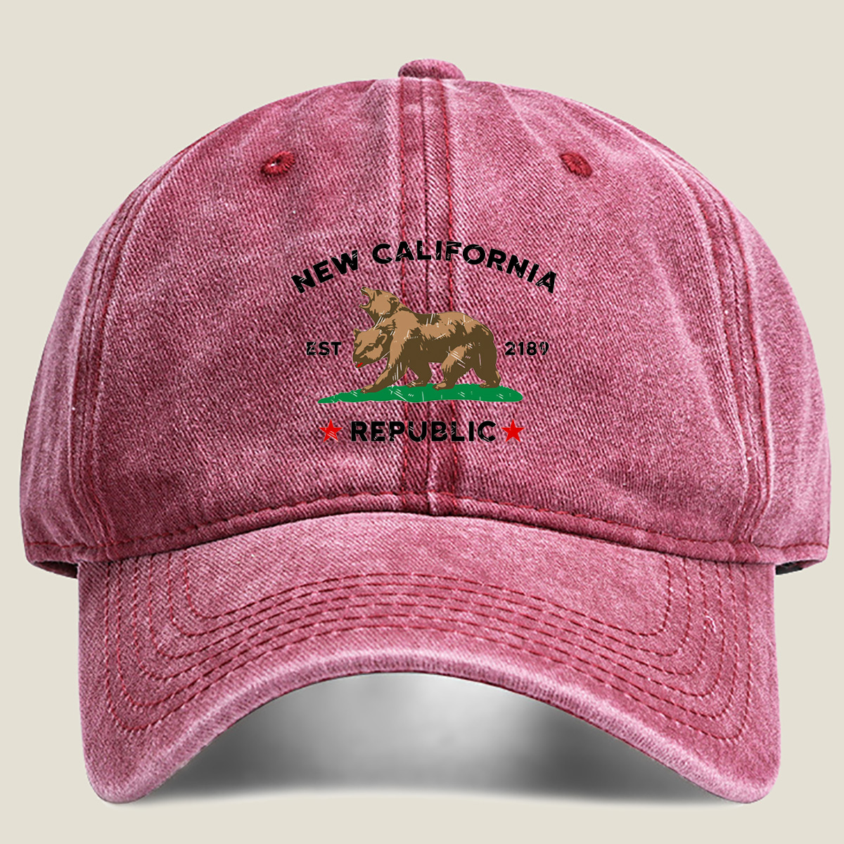 New California Republic - Fallout Series - Washed Denim - Baseball Cap