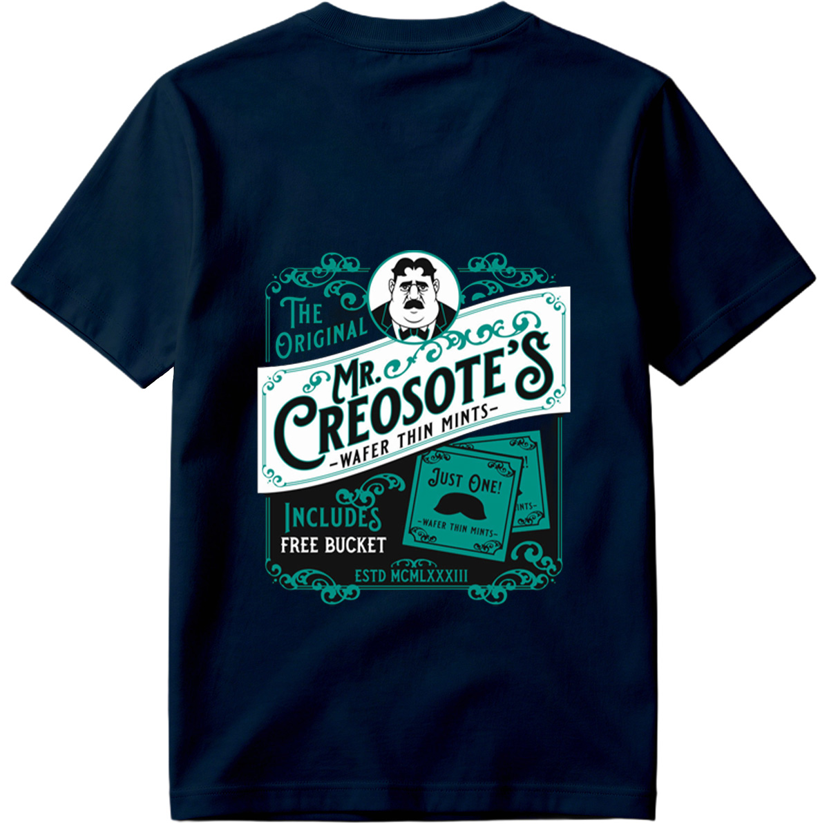 Mr. Creosote's Wafer Thin Mints - The Original with Free Bucket - Tee