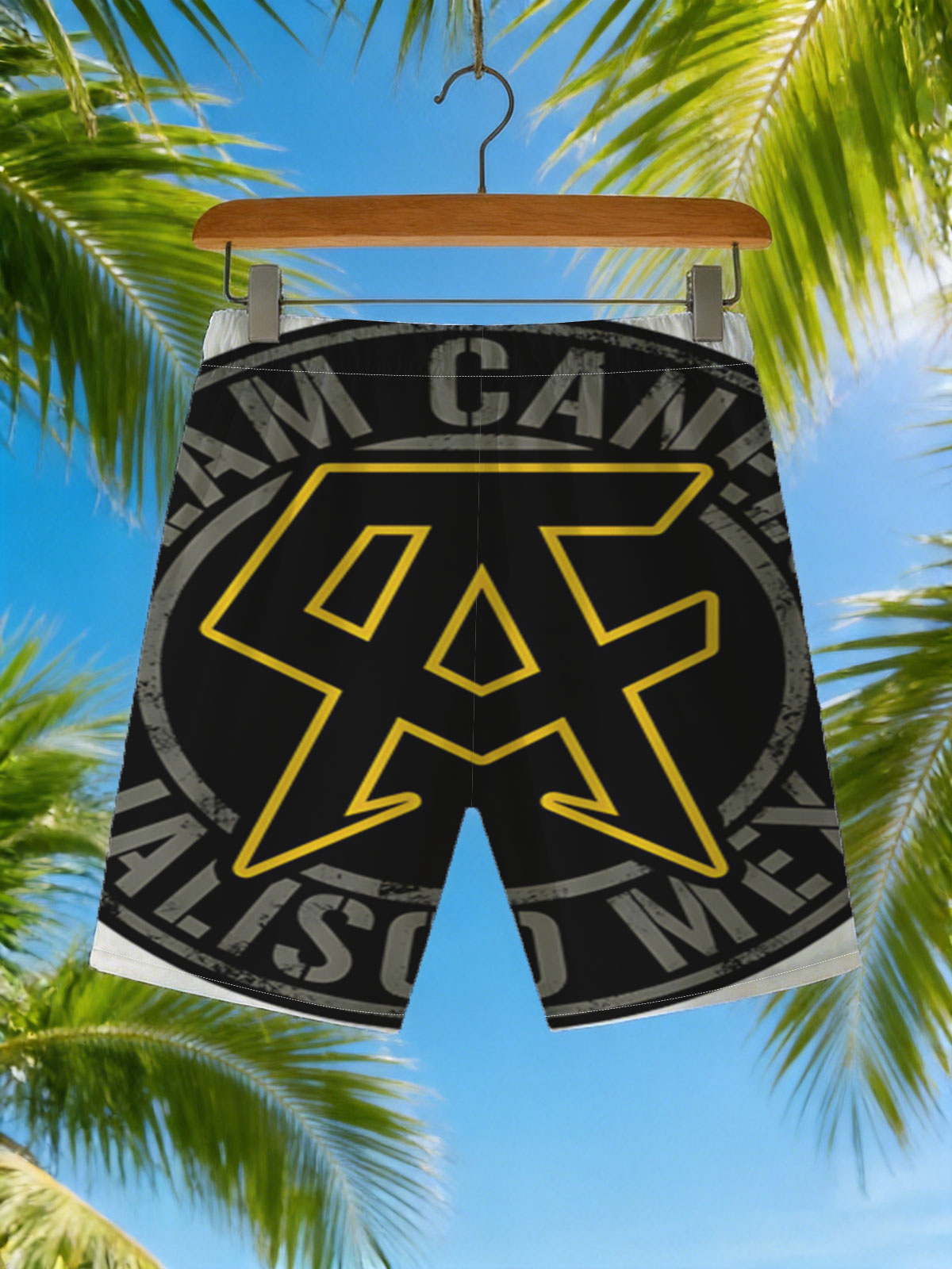 Team Canelo Jalisco Mex Logo -  Beach shorts