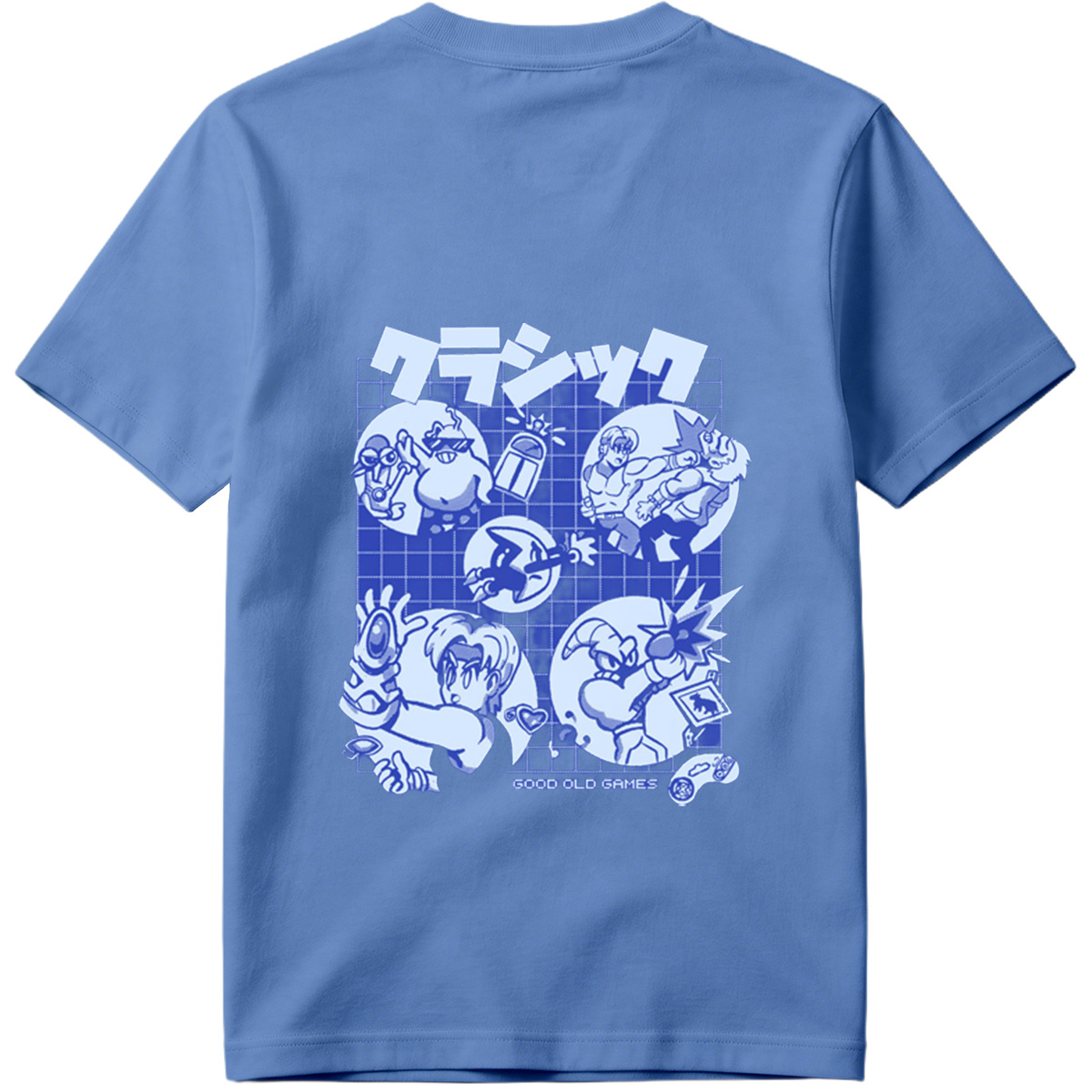 Classic Gaming Characters: Sonic, Knuckles, Tails, and Dr. Eggman - Tee
