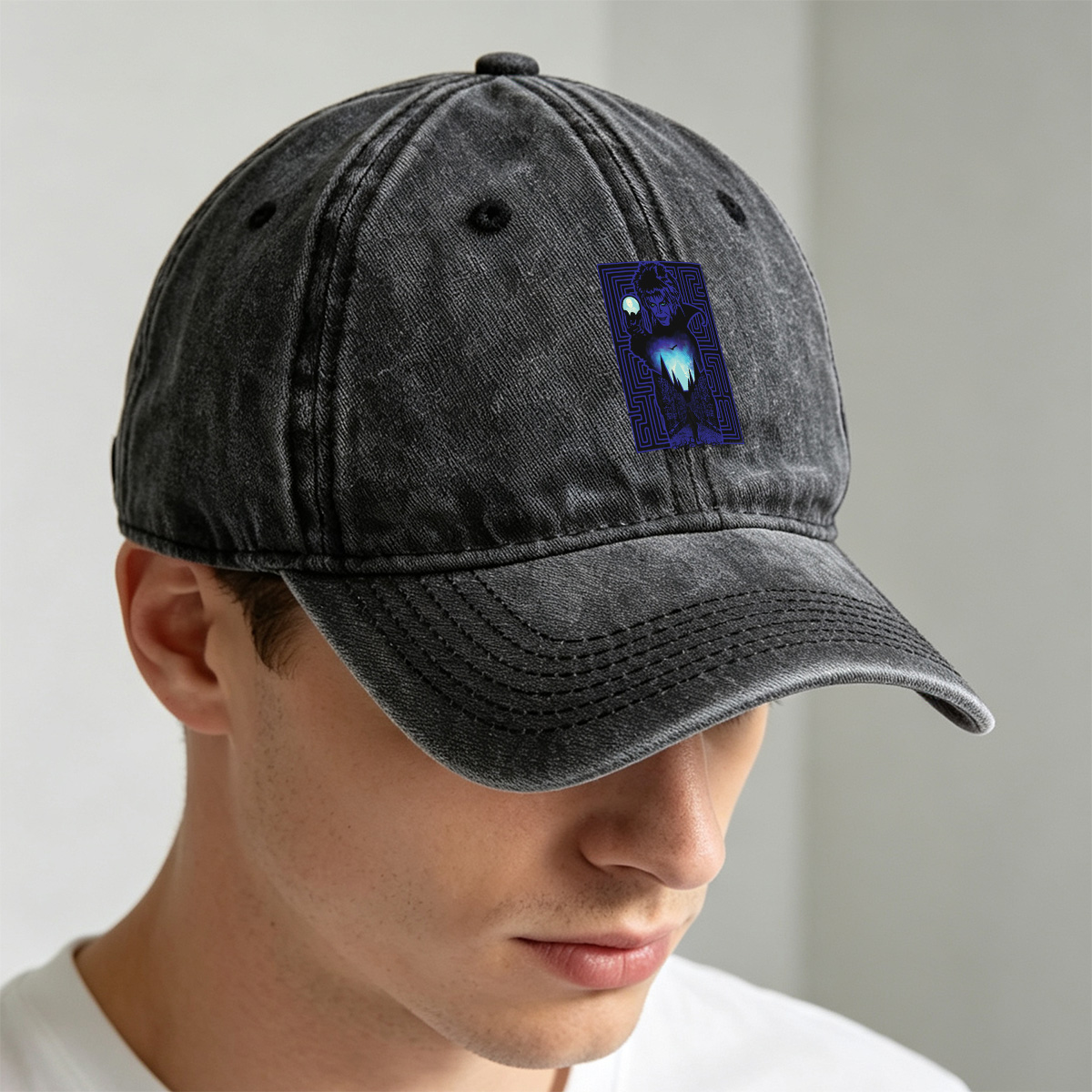 Labyrinth: Jareth the Goblin King - Washed Denim - Baseball Cap