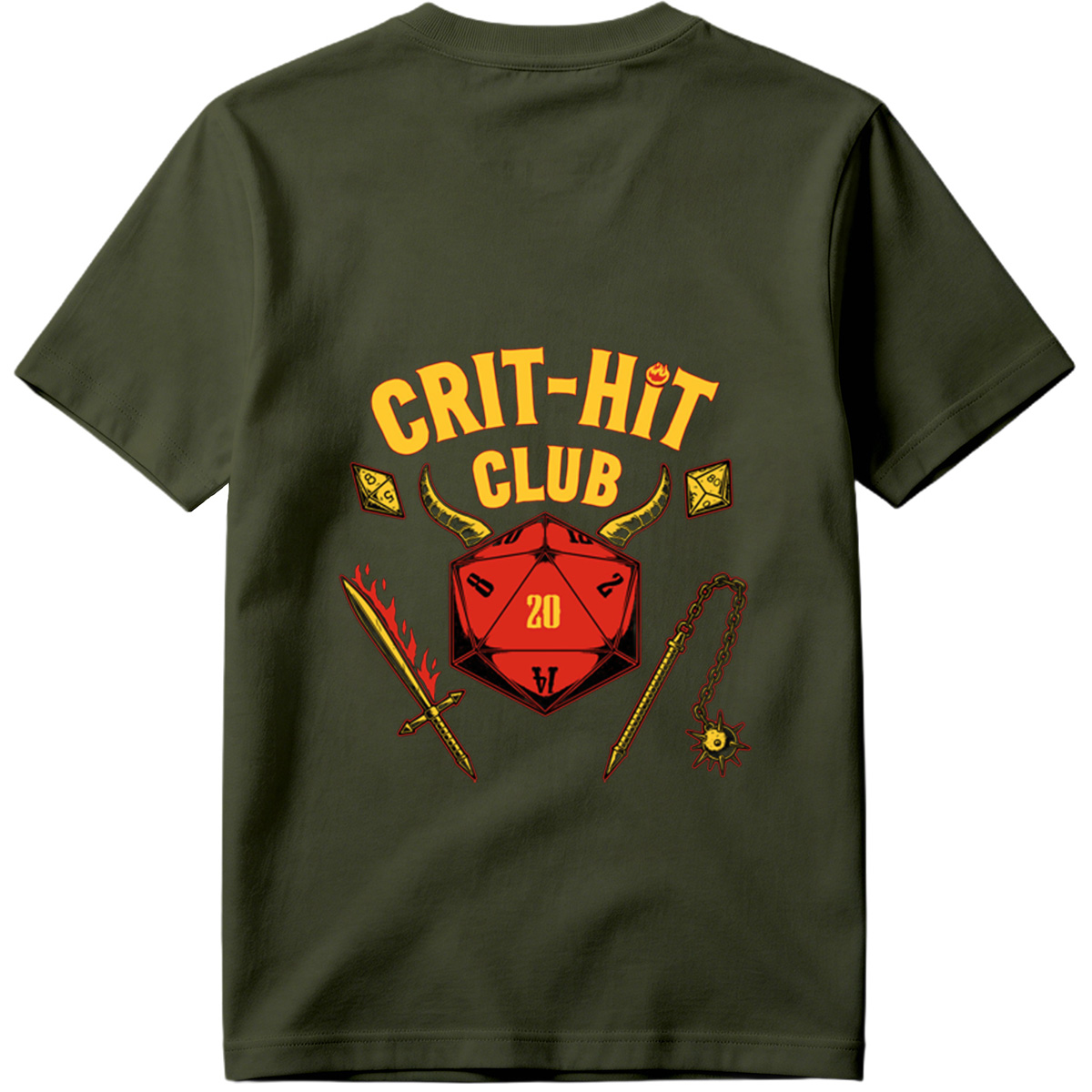 Crit-Hit Club: D&D Dice & Fantasy Gear - Tee