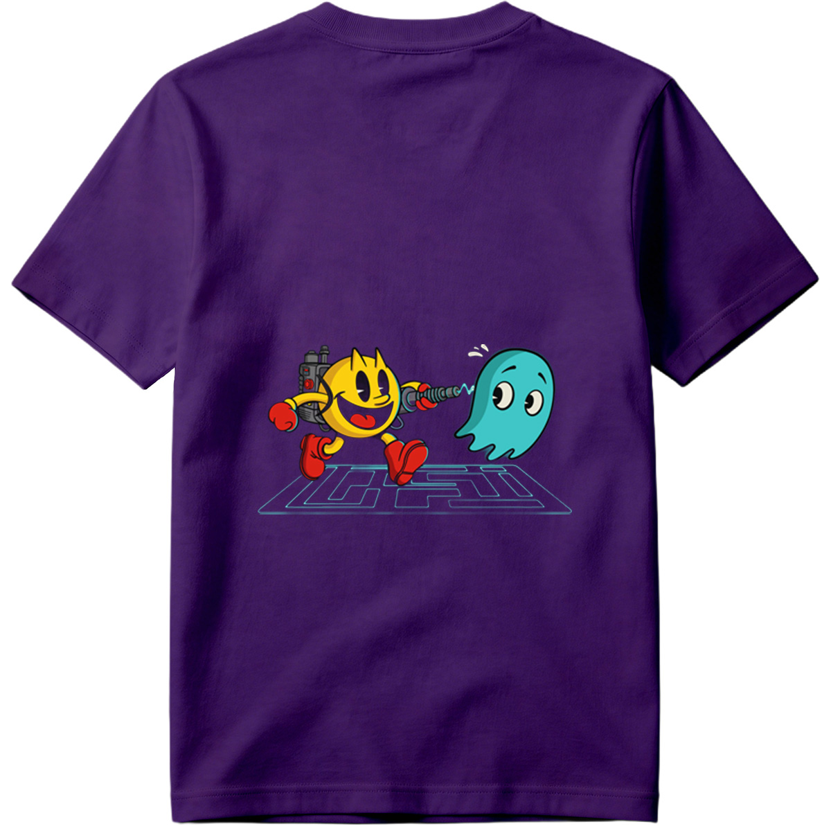 Pac-Man and Ghost in Action - Tee