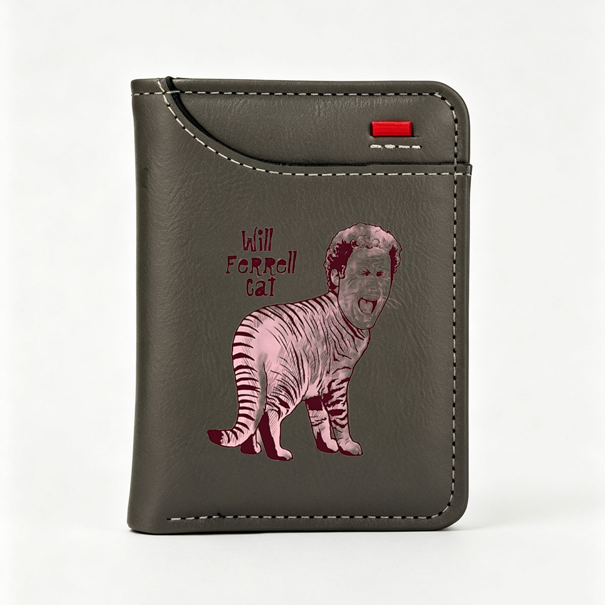 Will Ferrell as a Tiger Cat - Vertical Style Wallet