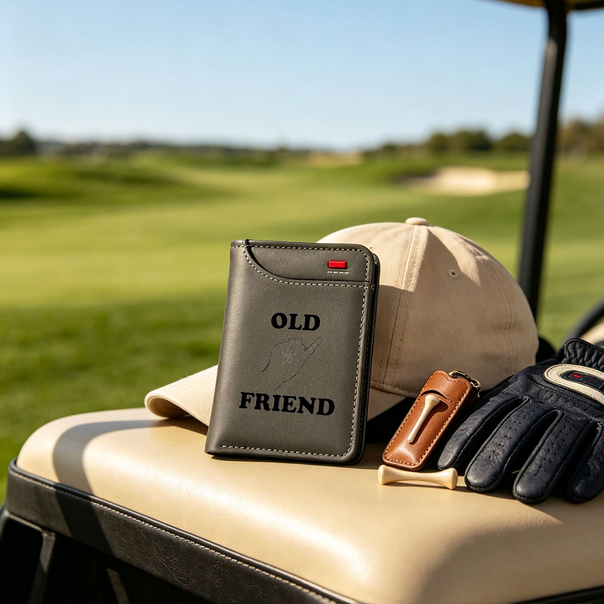 Old Friend Hand Gesture Symbol - Vertical Style Wallet