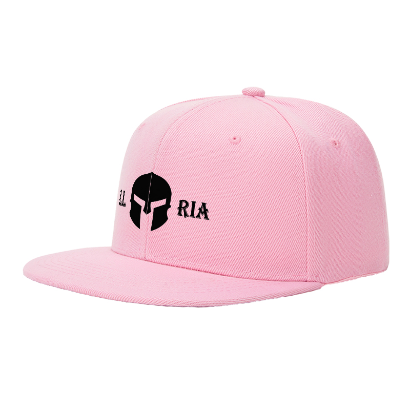 Flat Brim Baseball Cap Black Sparta Helmet Logo Streetwear Underground Skate Style for Basketball Court Skate Park Urban Lifestyle Skaters Rappers Streetwear Enthusiasts