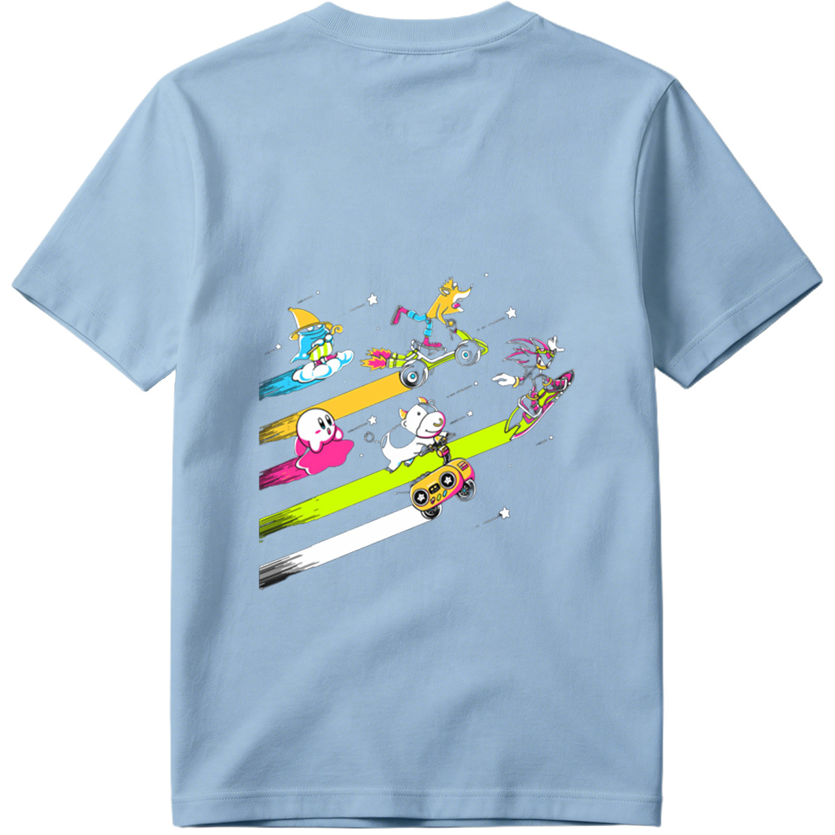 Sonic, Kirby, and Friends Racing Through Space - Tee