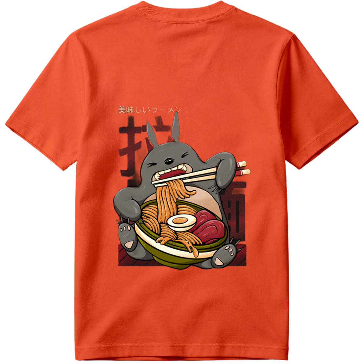 Totoro Enjoying Ramen - Tee
