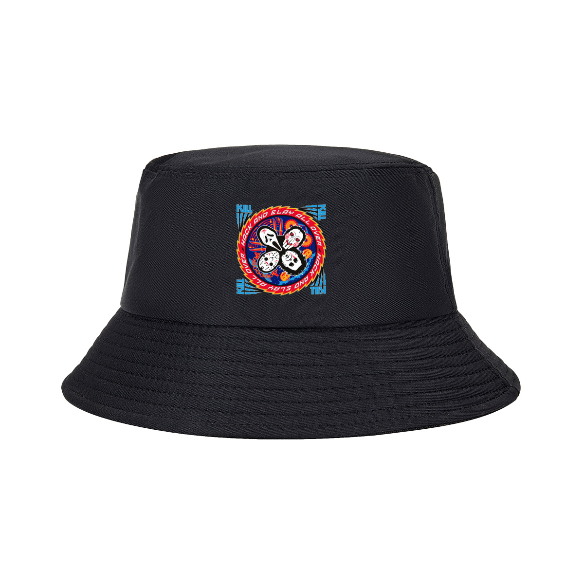 Halloween Horror Icons: Michael Myers, Ghostface, Leatherface, and Jigsaw - Fisherman's Hat