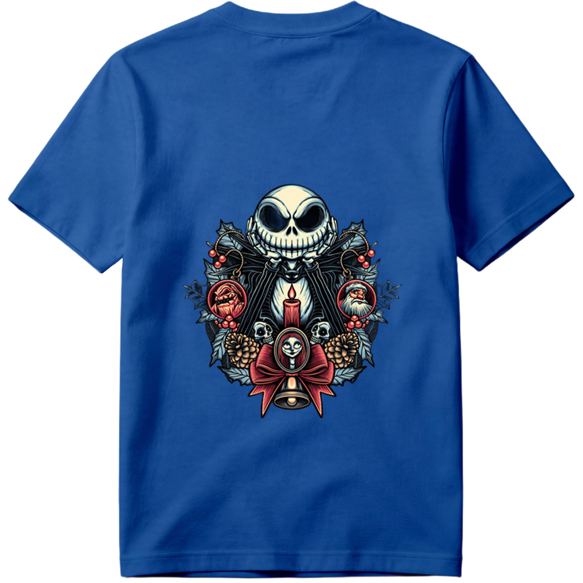 The Nightmare Before Christmas: Jack Skellington, Sally, and Santa Ornaments - Tee