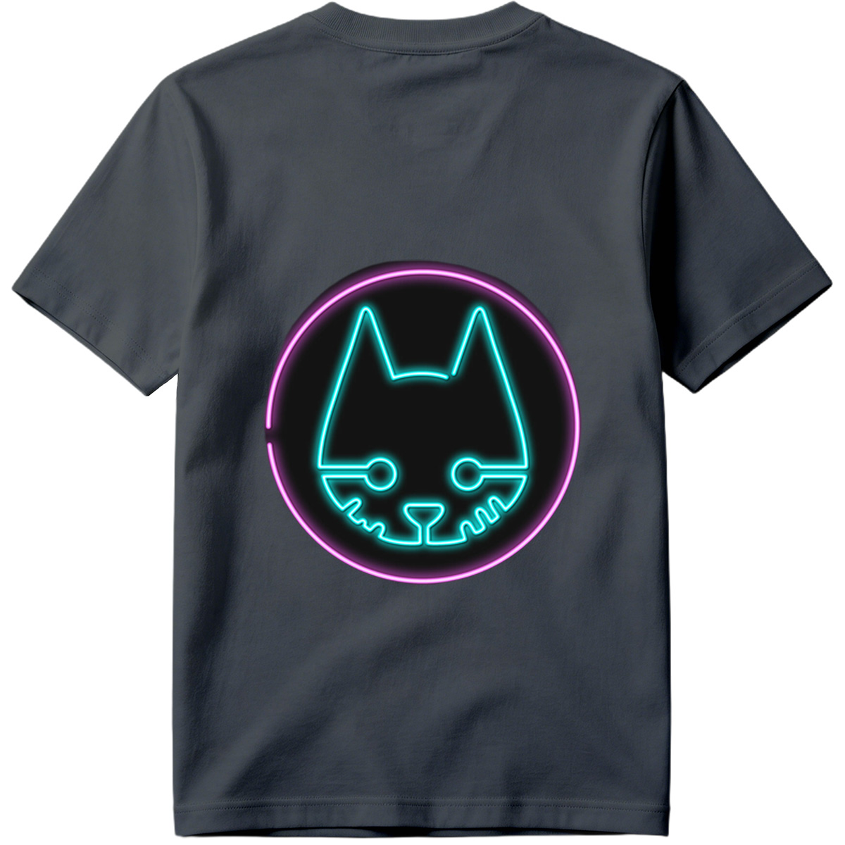 Neon Cat Logo - Tee