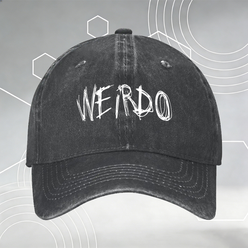 New Baseball Cap with Howling Husky Dog Print 