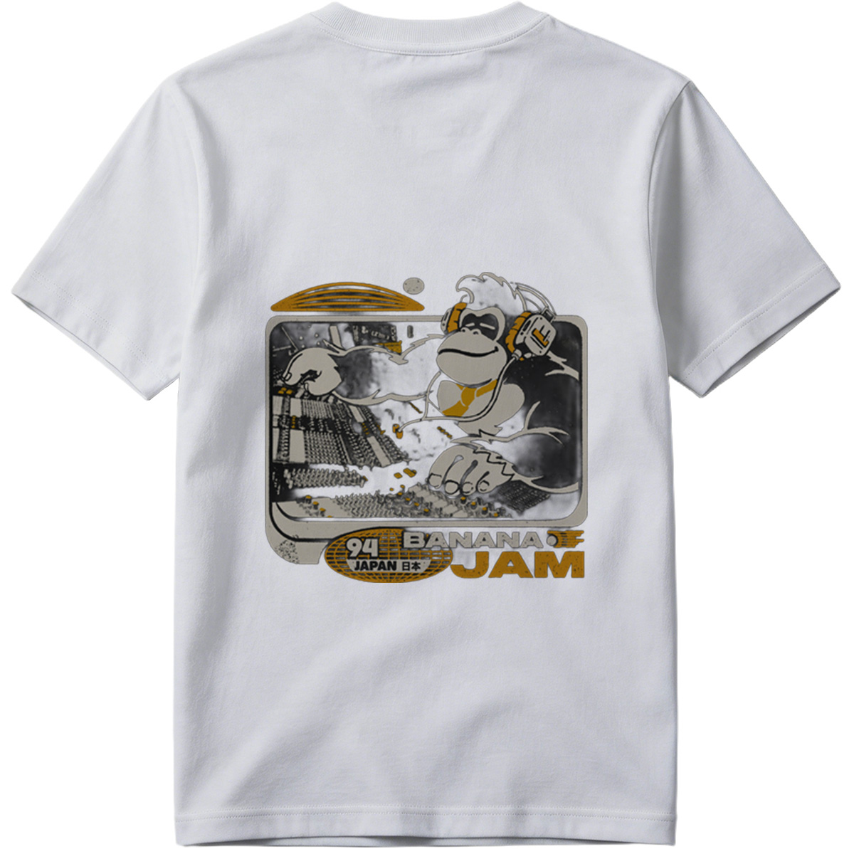 Banana Jam 94 Japan - Monkey DJ Character - Tee