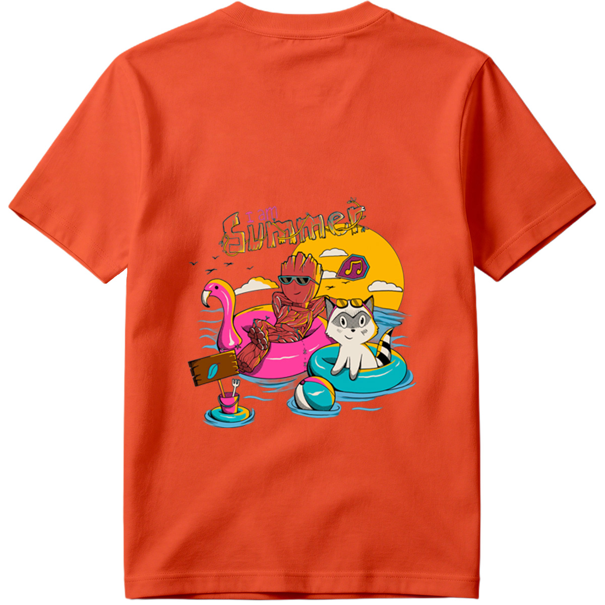 Guardians of the Galaxy: Groot and Rocket Summer Vibes - Tee