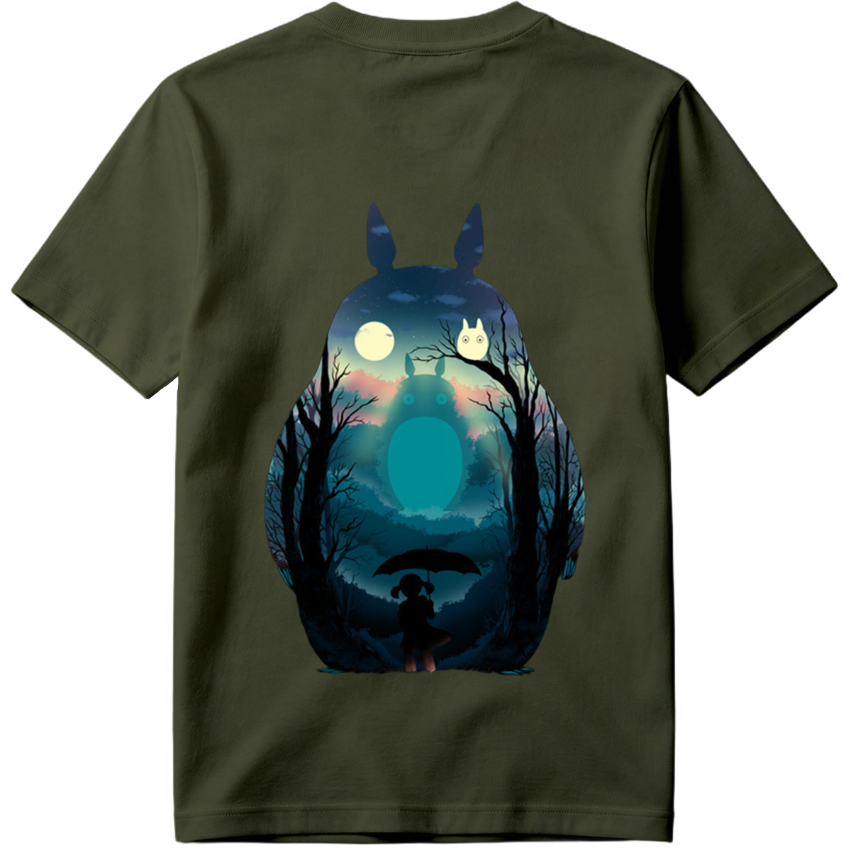 Totoro and the Moonlit Forest - Tee