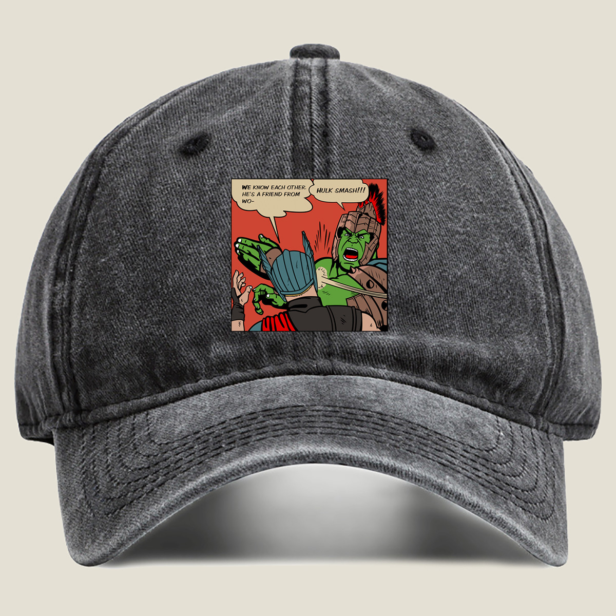 Hulk vs. Thor: Clash of the Titans - Washed Denim - Baseball Cap