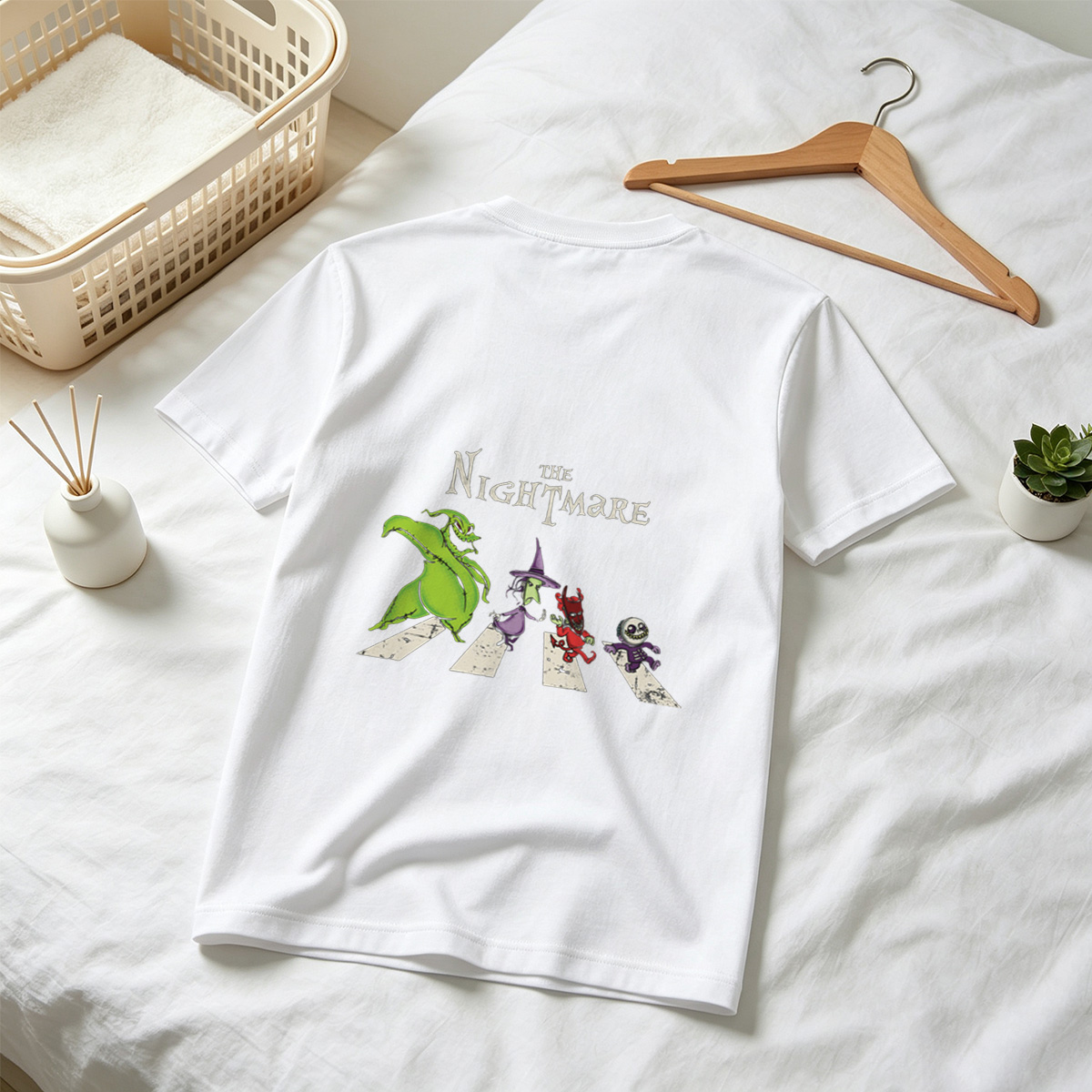 The Nightmare: Oogie Boogie, Witch, Devil, and Jack Skellington Crossing - Tee
