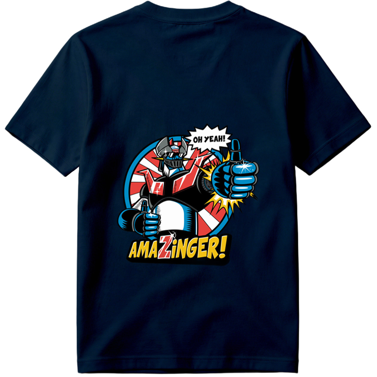 Amazinger! - Robot Hero with Thumbs Up - Tee