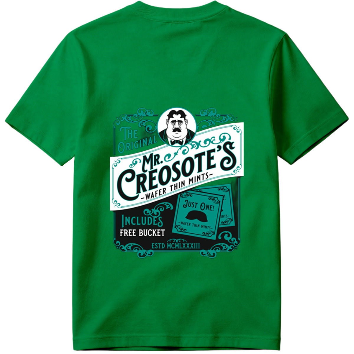 Mr. Creosote's Wafer Thin Mints - The Original with Free Bucket - Tee