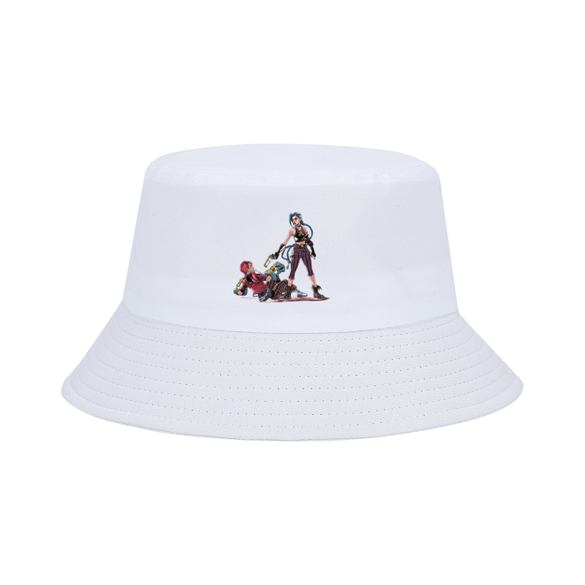 Jinx and Vi from League of Legends - Fisherman's Hat