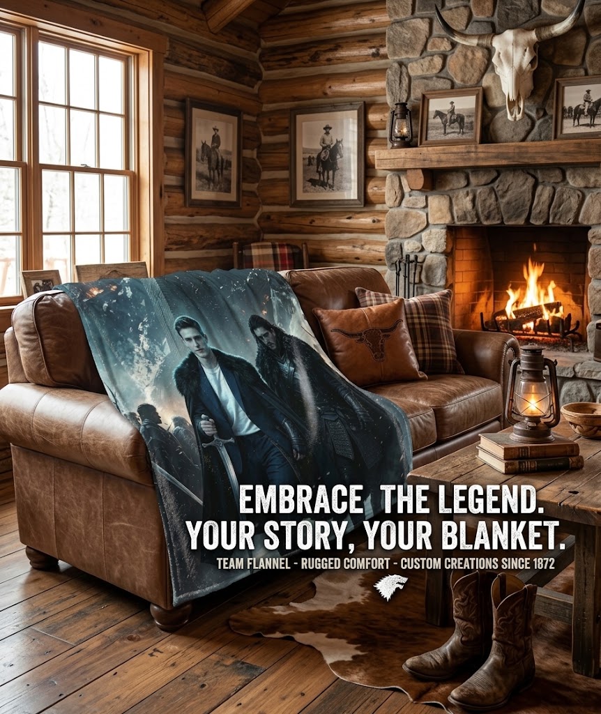 Custom Face Blanket Game of Thrones Inspired Castle Battle Scene Flannel Blanket Cozy Winter Home Decor Gift for Fans and Collectors