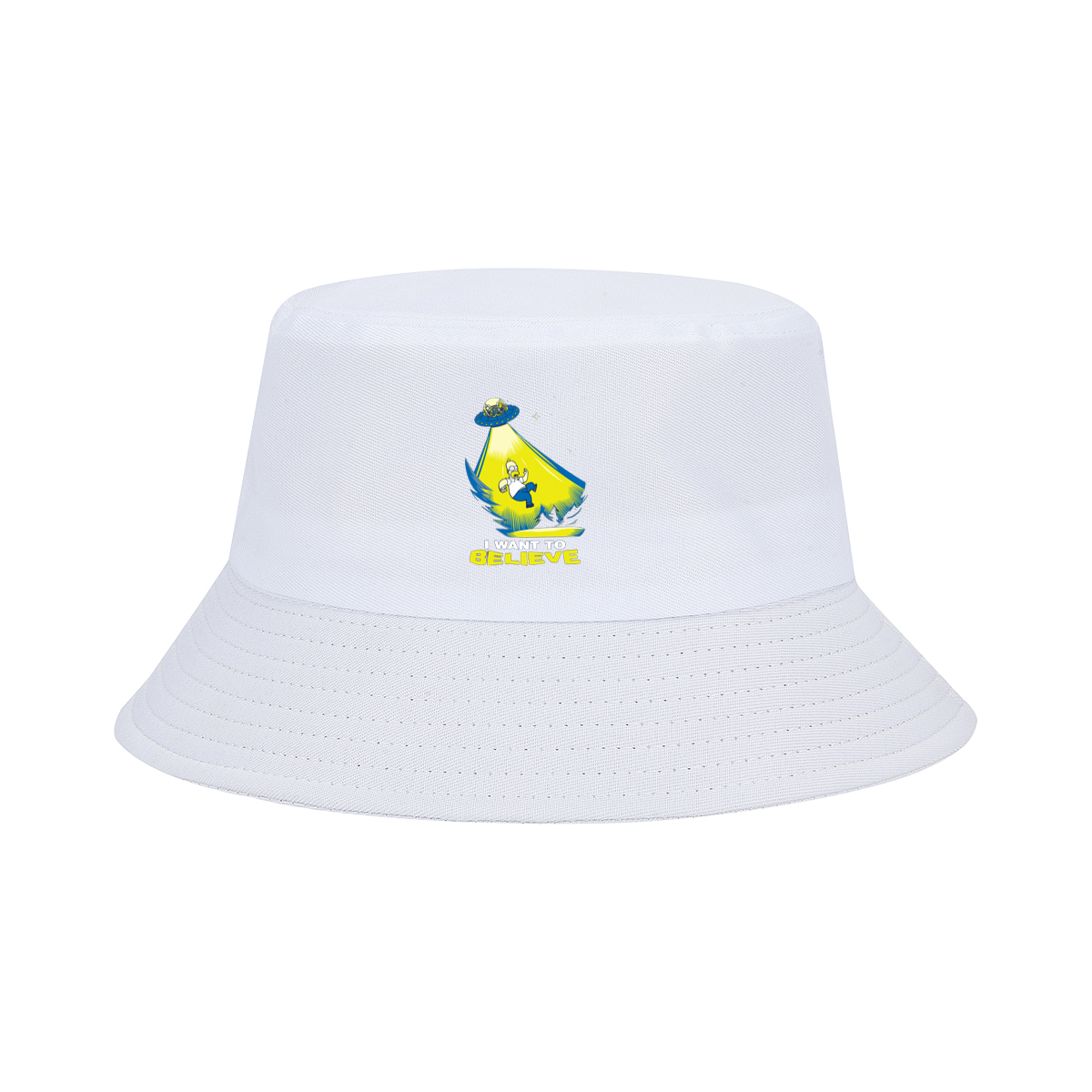The Simpsons Homer Abduction I Want to Believe - Fisherman's Hat