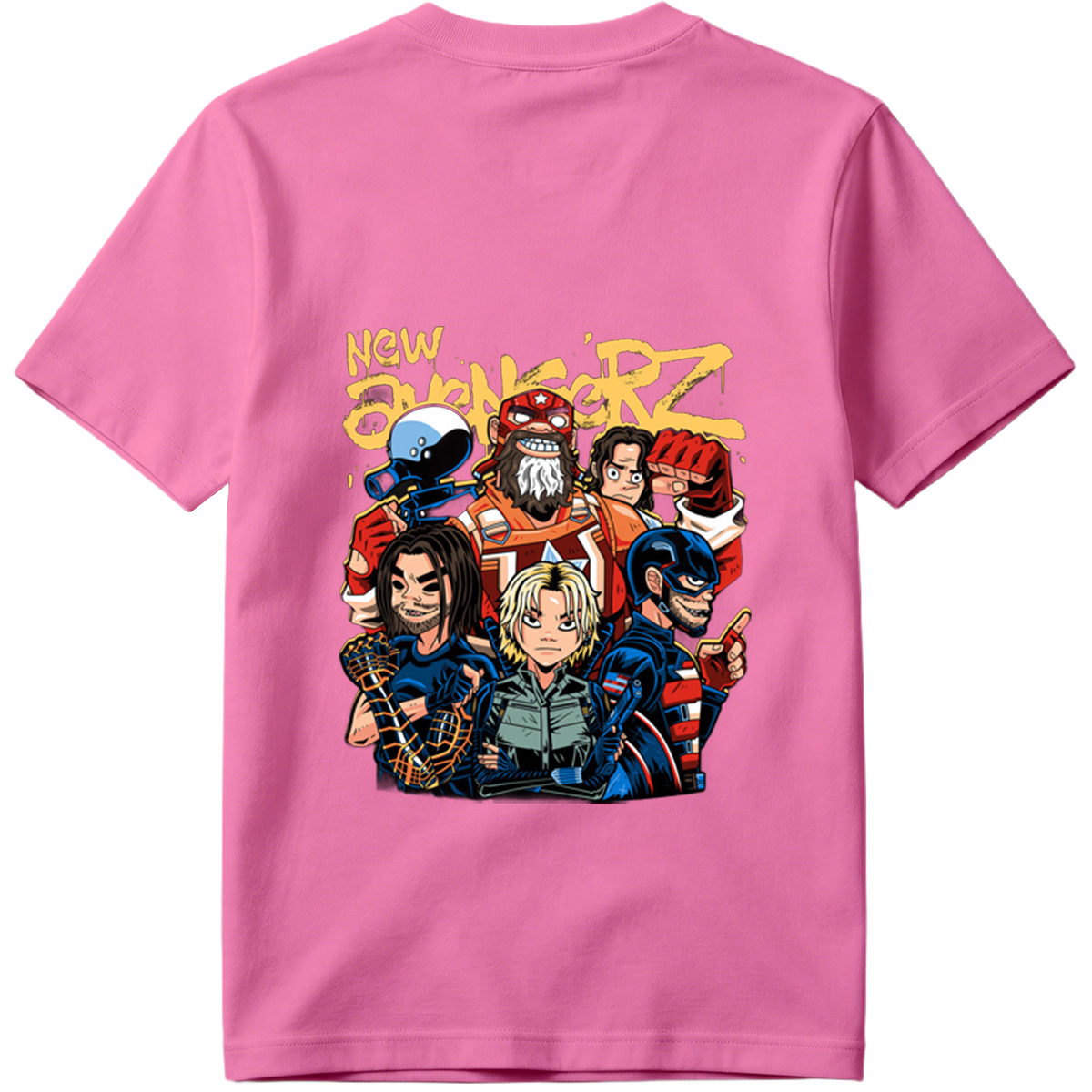 New Avengers: Captain America, Iron Man, Thor, Black Widow, Hulk, Hawkeye - Tee