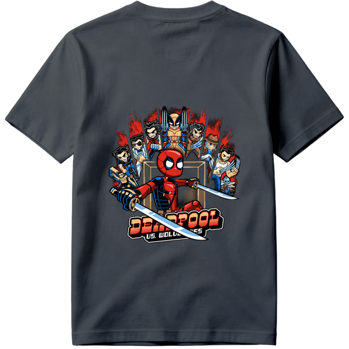 Deadpool vs. Wolverines - Tee