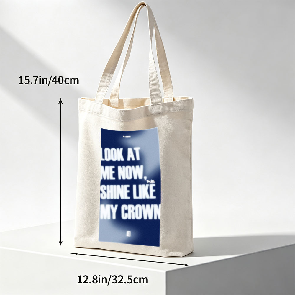 IVE Look at Me Now Shine Like My Crown Album Cover Art - Canvas tote bags