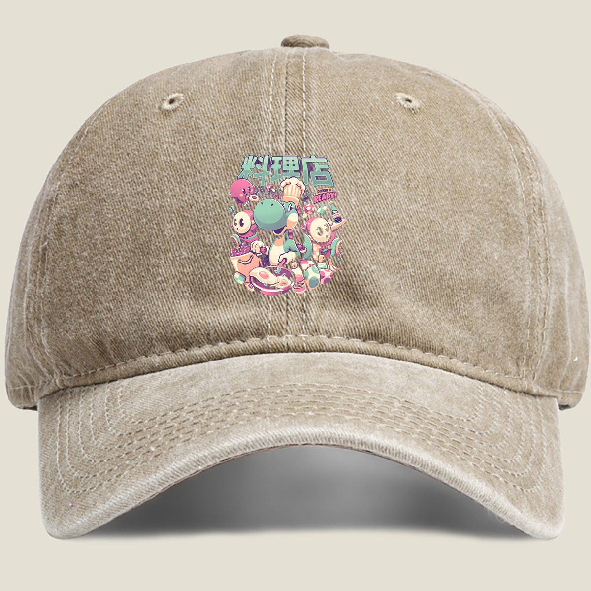 Yoshi's Cooking Crew: Dinner is Ready! - Washed Denim - Baseball Cap