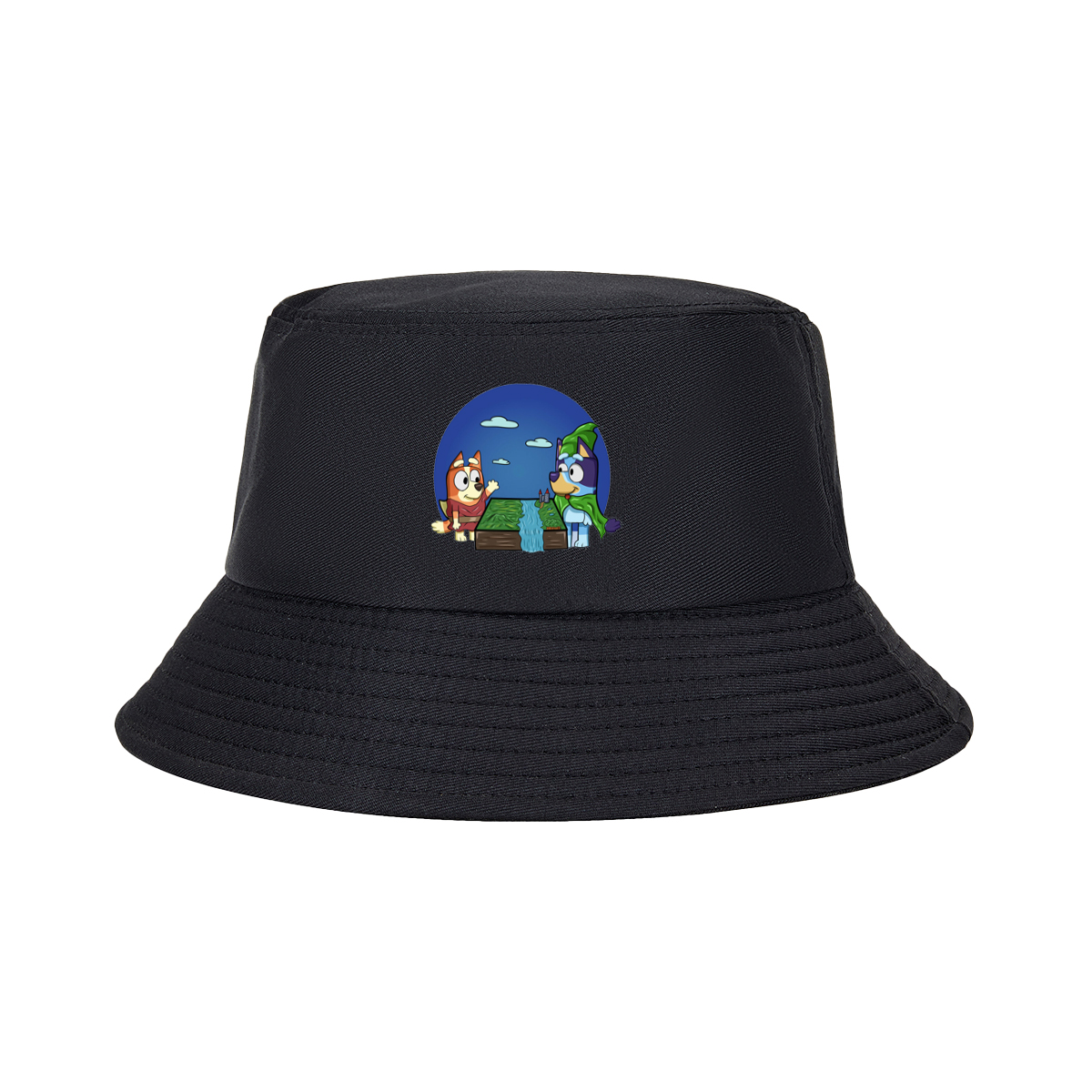 Bluey and Bingo in a Fantasy Adventure - Fisherman's Hat