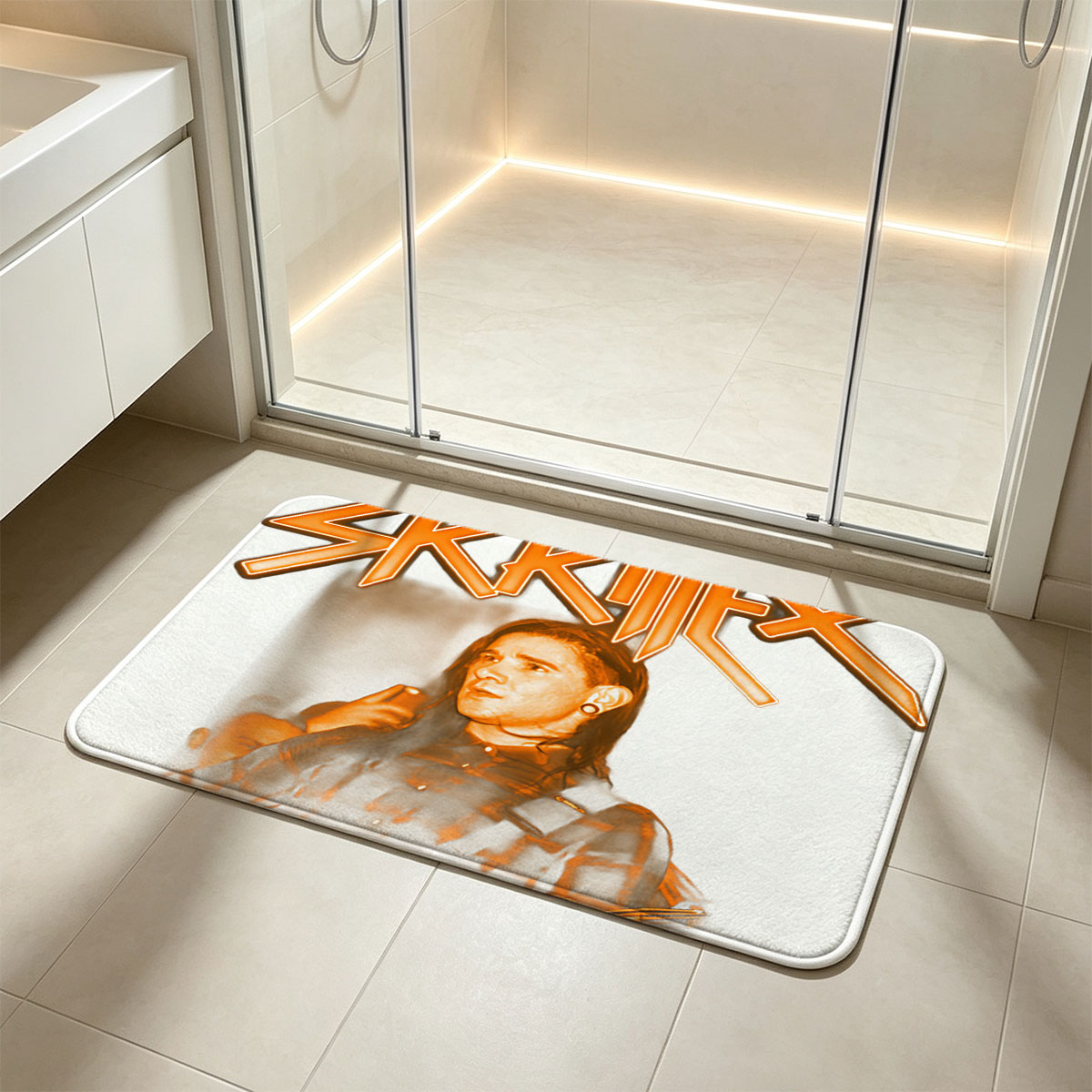 Skrillex: Electric Guitar Performance - Flannel floor mat