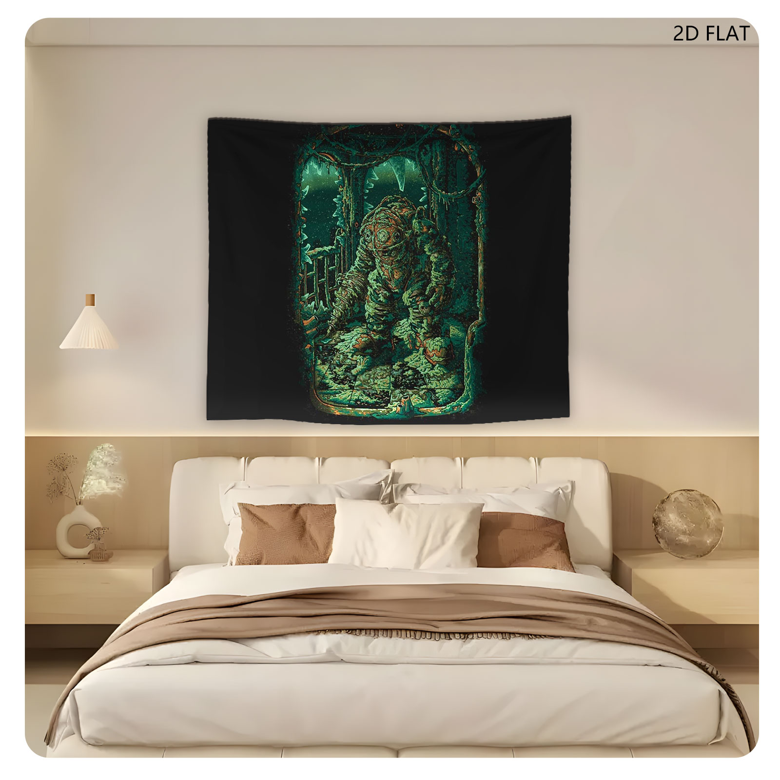 The Creature in the Ruined Chamber - Tapestry