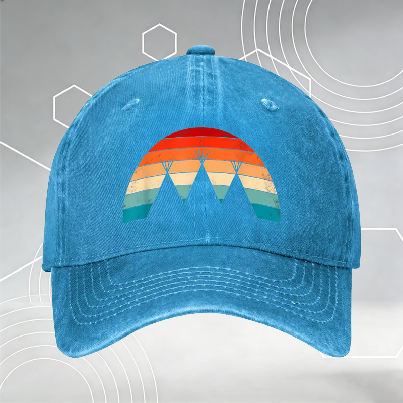 New Baseball Cap with Colorful Mushroom Print Design Unisex Adjustable Hat for Outdoor Activities and Casual Wear Suitable for Men and Women