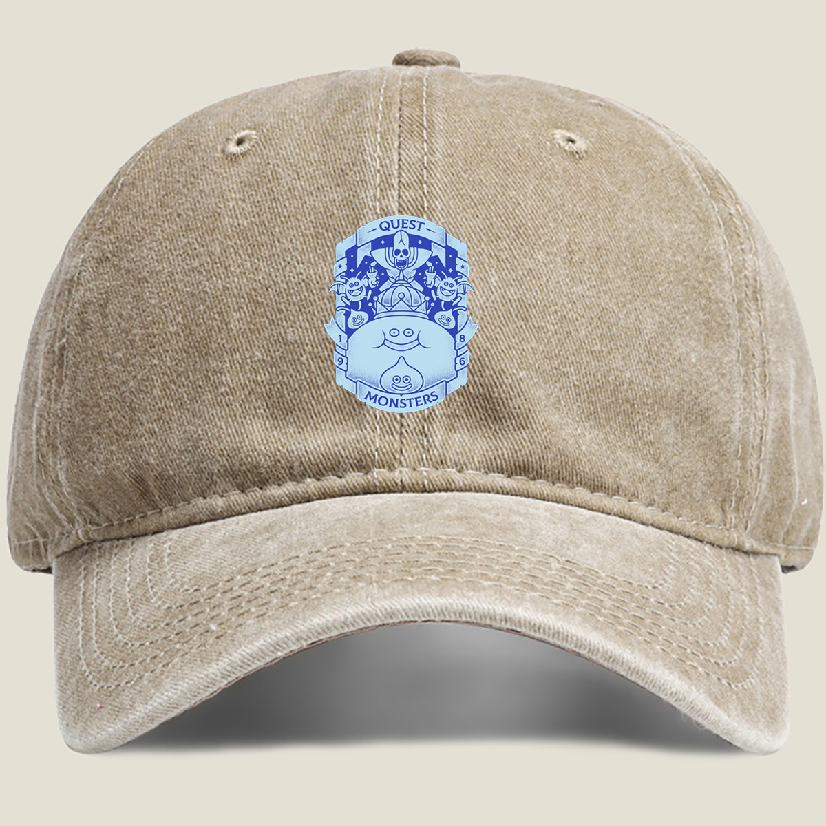 Quest Monsters: King Slime and Friends - Washed Denim - Baseball Cap