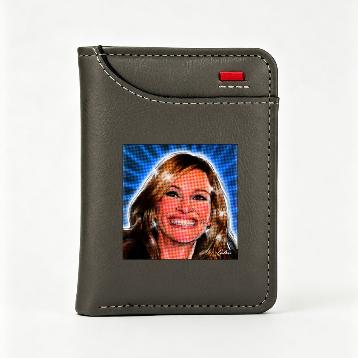 Celebrity Portrait in Pop Art Style - Vertical Style Wallet