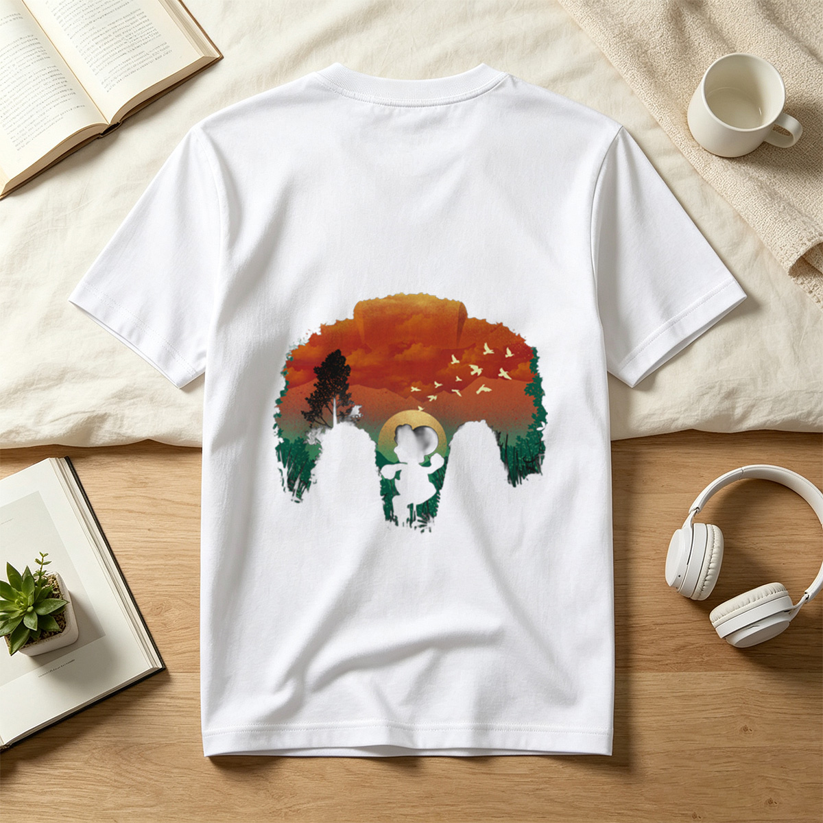 Mickey Mouse at Sunset - Tee