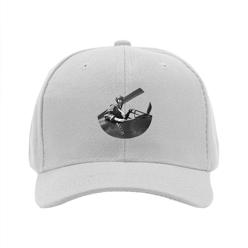 1pc New Baseball Cap with Vintage Aviator Print and Text Unisex Adjustable Hat for Outdoor Activities and Casual Wear Suitable for Adults Who Love Aviation and Retro Style