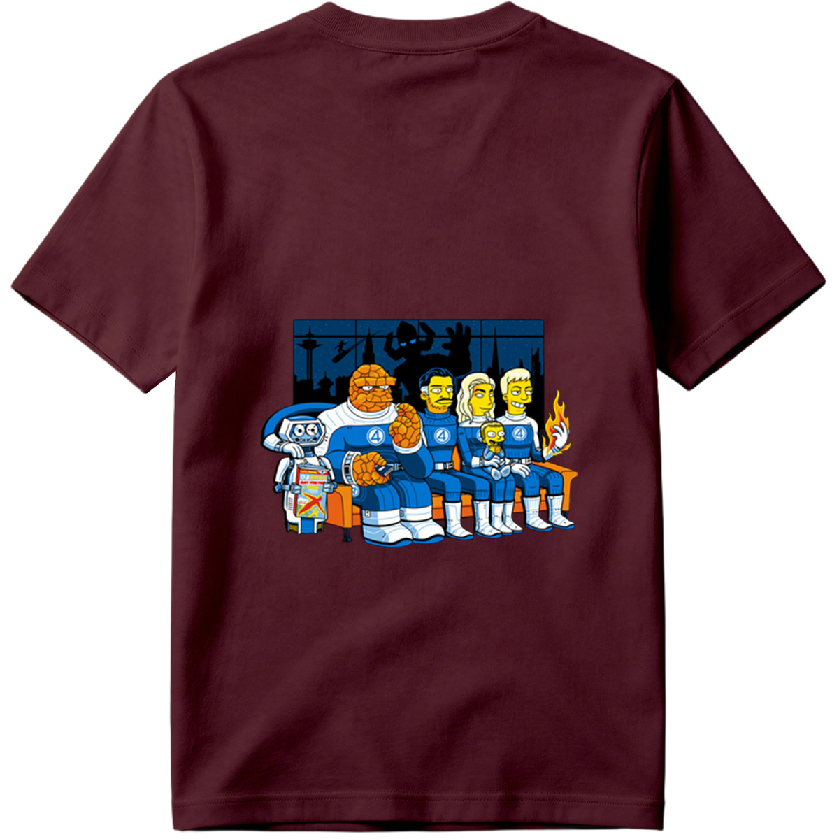 The Simpsons Meet the Fantastic Four - Tee