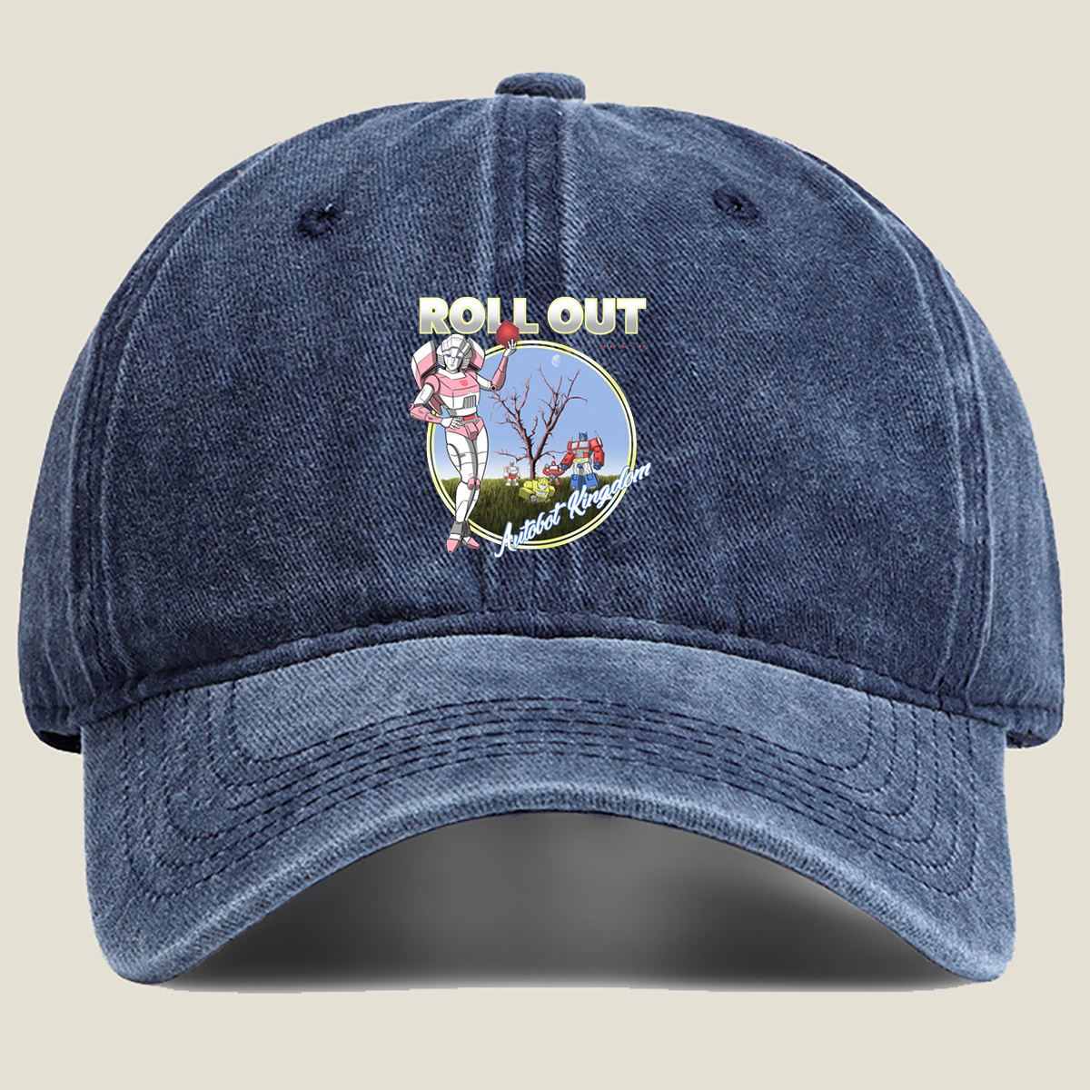 Transformers: Arcee and Autobot Kingdom - Washed Denim - Baseball Cap