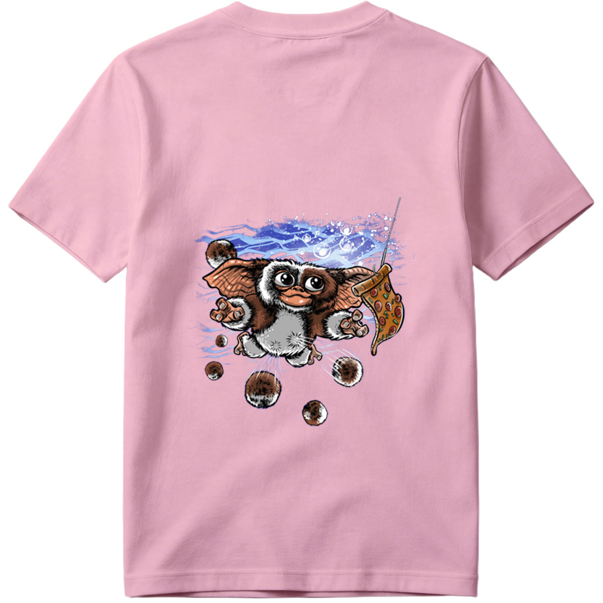 Gremlins - Gizmo with Pizza - Tee