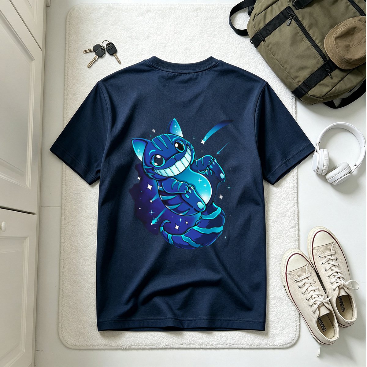 Cheshire Cat in Space - Tee