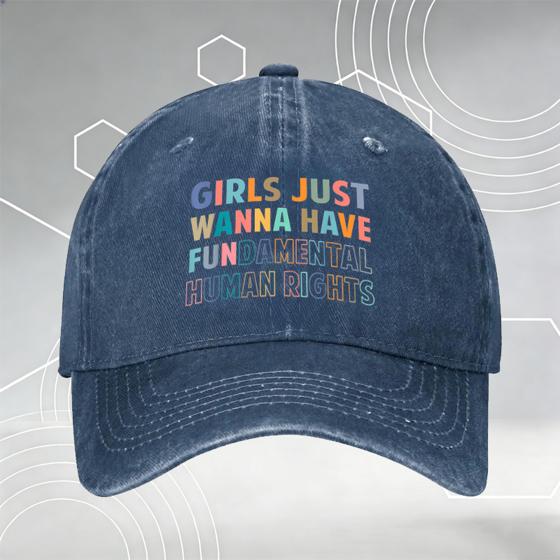 New Baseball Cap with Cute Penguin Math Print 