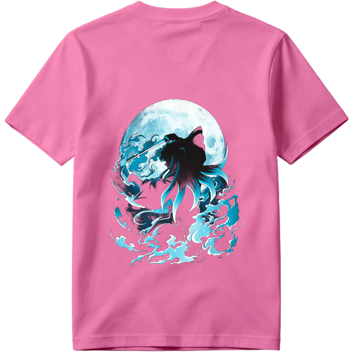 Samurai Warrior Under Full Moon - Tee