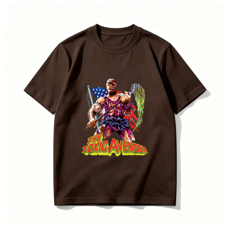 The Toxic Avenger: Mutant Hero with Mop and Flag - Tee