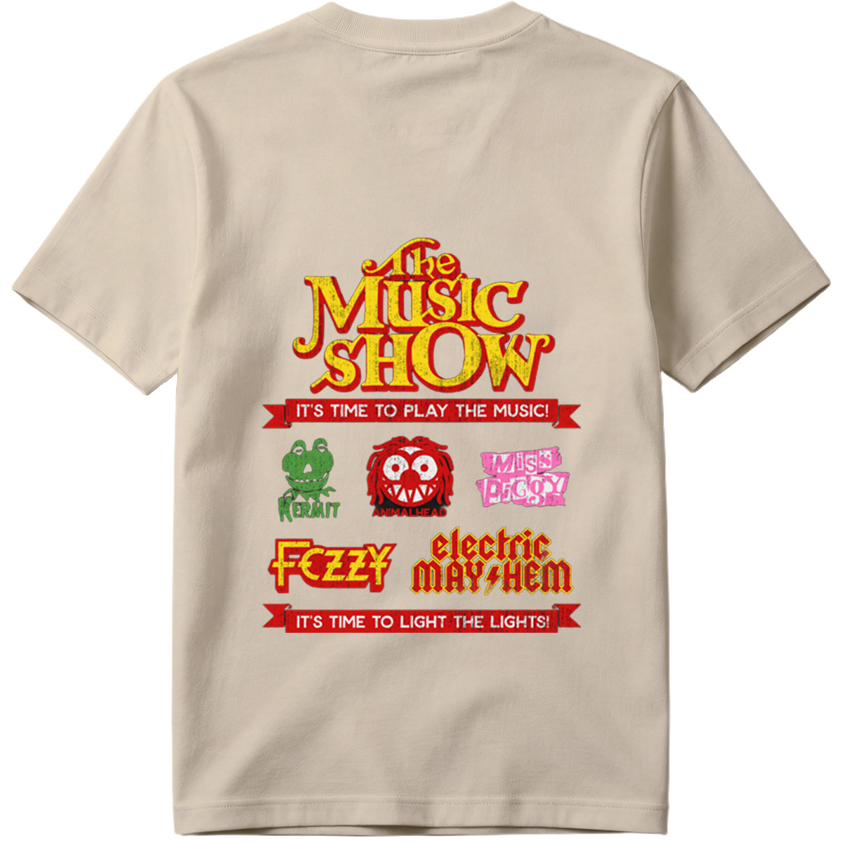 The Music Show: Kermit, Animalhead, Miss Piggy, Fozzy, Electric Mayhem - Tee