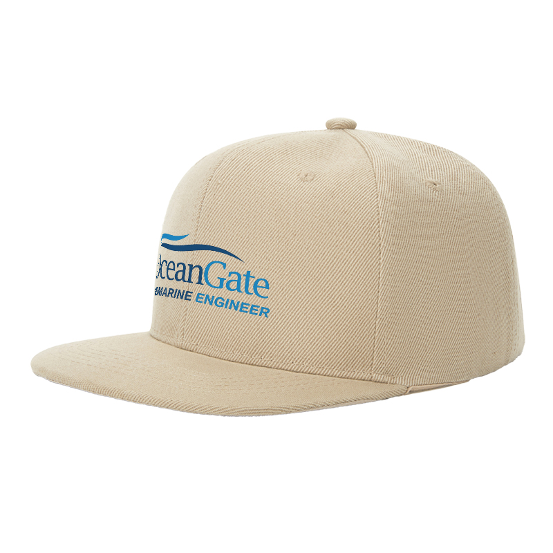 Flat Brim Baseball Cap OceanGate Submarine Engineer Logo Print Streetwear Underground Skate Style for Basketball Court Skate Park Urban Explorers and Street Culture Enthusiasts