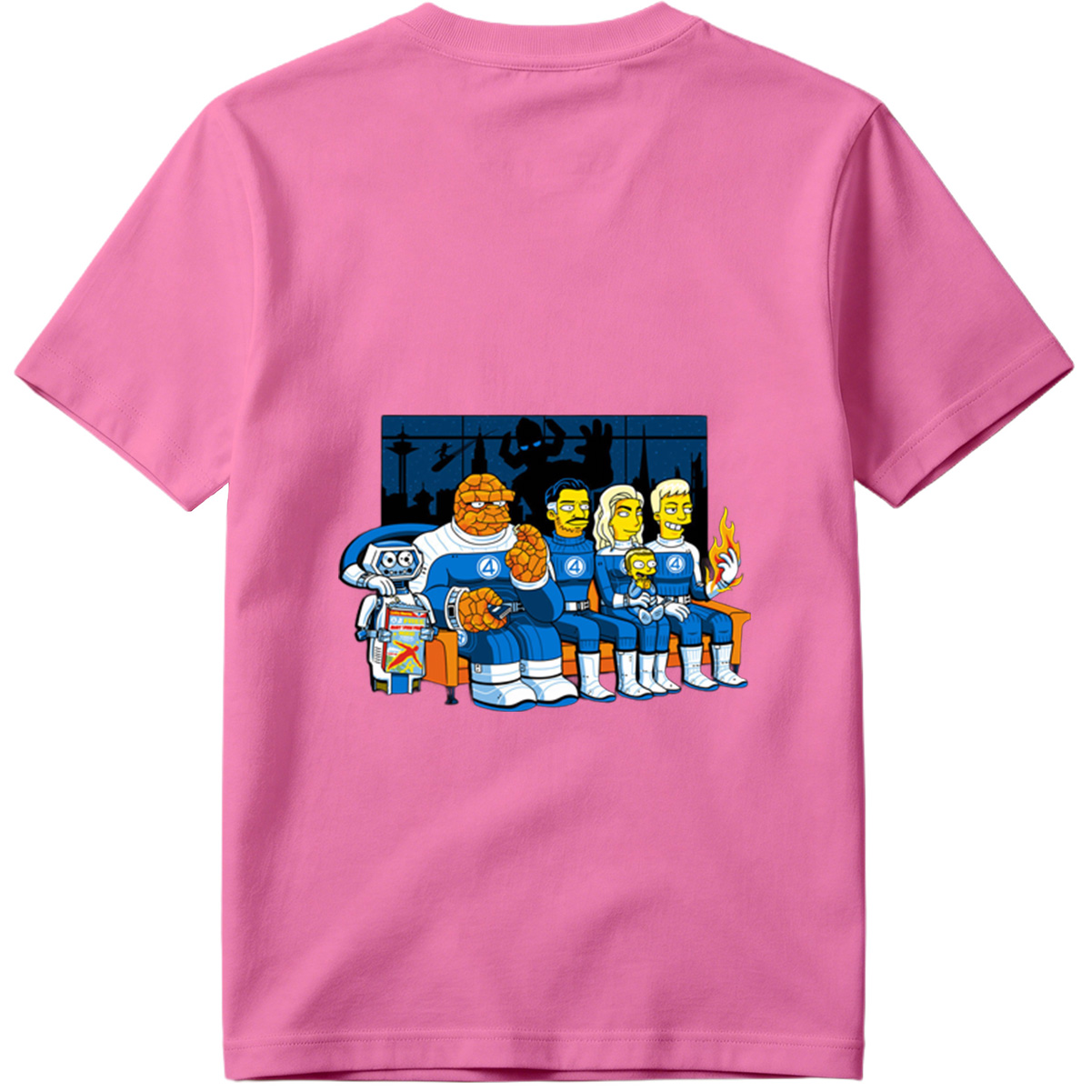 The Simpsons Meet the Fantastic Four - Tee