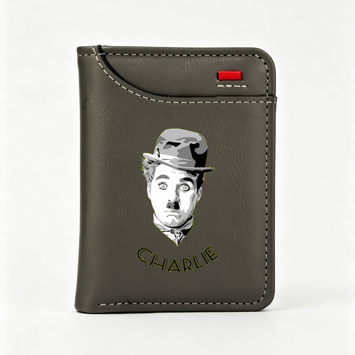 Charlie Chaplin: Iconic Actor and Filmmaker - Vertical Style Wallet