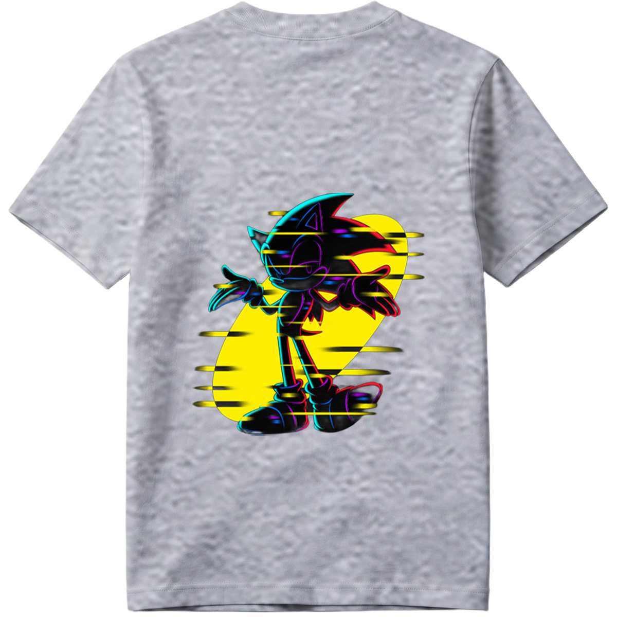 Sonic the Hedgehog: Neon Glitch Art - Tee